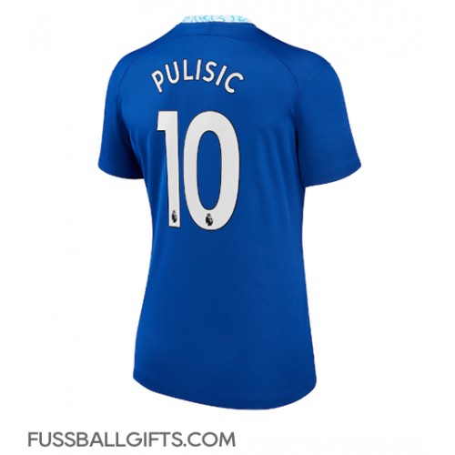 Chelsea Christian Pulisic #10 Fußballbekleidung Heimtrikot Damen 2022-23 Kurzarm